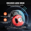 image:imageVEVOR Drain Cleaner Machine 50 FT x 12 Inch Manual Feed Sewer Snake Auger on Wheels  with 4 Cutters amp Airactivated Foot Switch for 2 to 6 Pipes50 FT x 12