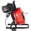image:imageVEVOR Drain Cleaner Machine 50 FT x 12 Inch Manual Feed Sewer Snake Auger on Wheels  with 4 Cutters amp Airactivated Foot Switch for 2 to 6 Pipes50 FT x 12