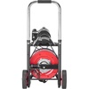 image:imageVEVOR Drain Cleaner Machine 75 FT x 12 Inch Sewer Snake Auger Manual Feed  Efficient Clog Clearing for 2 to 6 Pipes Solid Core Steel Cable with 4 Cutters amp Airactivated Foot Switch100 FT x 38
