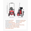 image:imageVEVOR Drain Cleaner Machine 75 FT x 12 Inch Sewer Snake Auger Manual Feed  Efficient Clog Clearing for 2 to 6 Pipes Solid Core Steel Cable with 4 Cutters amp Airactivated Foot Switch100 FT x 12