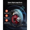 image:imageVEVOR Drain Cleaner Machine 75 FT x 12 Inch Sewer Snake Auger Manual Feed  Efficient Clog Clearing for 2 to 6 Pipes Solid Core Steel Cable with 4 Cutters amp Airactivated Foot Switch50 FT x 516