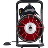 image:imageVEVOR Drain Cleaner Machine 75 FT x 12 Inch Sewer Snake Auger Manual Feed  Efficient Clog Clearing for 2 to 6 Pipes Solid Core Steel Cable with 4 Cutters amp Airactivated Foot Switch50 FT x 12