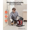 image:imageVEVOR Drain Cleaner Machine 75 FT x 12 Inch Sewer Snake Auger Manual Feed  Efficient Clog Clearing for 2 to 6 Pipes Solid Core Steel Cable with 4 Cutters amp Airactivated Foot Switch75 FT x 38