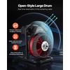 image:imageVEVOR Drain Cleaner Machine 75 FT x 12 Inch Sewer Snake Auger Manual Feed  Efficient Clog Clearing for 2 to 6 Pipes Solid Core Steel Cable with 4 Cutters amp Airactivated Foot Switch75 FT x 38