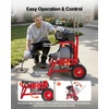 image:imageVEVOR Drain Cleaner Machine 75 FT x 12 Inch Sewer Snake Auger on Wheels Manual Feed Drain Cleaning Machine with Adjustable Drum Angle 6 Cutters amp Airactivated Foot Switch for 2 to 6 Pipes75 FT x 38 with Adjustable Drum Angle