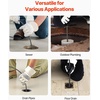 image:imageVEVOR Drain Cleaner Machine 75 FT x 38 Inch Auto Feed Sewer Snake Auger on Wheels Portable Drain Cleaning Machine with 4 Cutters amp Airactivated Foot Switch for 2 to 4 Pipes100 FT x 34