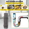 image:imageVEVOR Drain Cleaning Cable 100 ft x 12 inch Solid Core Cable Sewer Cable Drain Auger Cable Cleaner Snake Clog Pipe Drain Cleaning Cable WFour Shapes of Cutters100Ft x 12Inch