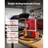 image:imageVEVOR Electric Hydraulic Pump 750W 10000 PSI 120V Single Acting Electric Driven Hydraulic Pump Power Pack Unit with Solenoid Valve 053 Gallon  2L for Punching Bending Single Acting Cylinders