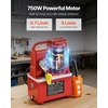 image:imageVEVOR Electric Hydraulic Pump 750W 10000 PSI 120V Single Acting Electric Driven Hydraulic Pump Power Pack Unit with Solenoid Valve 053 Gallon  2L for Punching Bending Single Acting Cylinders