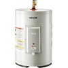 image:imageVEVOR Electric Tank Water Heater 6 Gallon 1600W PointofUse Hot Water Heater with LED Display Knob Control Top Outlet 120V Storage Design with TampP Valve for Studio Apartments RVs Gray6 Gal