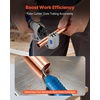 image:imageVEVOR Flaring Tool HVAC 45 Eccentric Single Flaring Tool for 316  34 Copper Aluminum Tubes Copper Pipe Flare Tool Kit for Refrigeration Air Conditioner Repair  Toolbox IncludedSAE  Metric Sizes