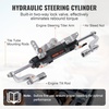 image:imageVEVOR Hydraulic Outboard Steering Kit 300HP Marine Boat Hydraulic Steering System with Helm Pump TwoWay Lock Cylinder and 26 Feet Hydraulic Steering Hose for Single Station SingleEngine Boats