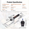 image:imageVEVOR Hydraulic Outboard Steering Kit 90HP Marine Boat Hydraulic Steering System with Helm Pump TwoWay Lock Cylinder and 24 Feet Hydraulic Steering Hose for Single Station SingleEngine Boats90 HP 24 FT Hose