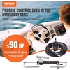 image:imageVEVOR Hydraulic Outboard Steering Kit 90HP Marine Boat Hydraulic Steering System with Helm Pump TwoWay Lock Cylinder and 24 Feet Hydraulic Steering Hose for Single Station SingleEngine Boats90 HP 24 FT Hose