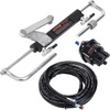 image:imageVEVOR Hydraulic Outboard Steering Kit 90HP Marine Boat Hydraulic Steering System with Helm Pump TwoWay Lock Cylinder and 24 Feet Hydraulic Steering Hose for Single Station SingleEngine Boats90 HP 24 FT Hose
