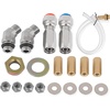 image:imageVEVOR Hydraulic Outboard Steering Kit 90HP Marine Boat Hydraulic Steering System with Helm Pump TwoWay Lock Cylinder and 24 Feet Hydraulic Steering Hose for Single Station SingleEngine Boats150 Hp 20 Ft Hose