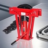 image:imageVEVOR Hydraulic Pipe Bender 12 Ton Manual Copper Exhaust Pipe Bending Machine with 6 Dies 12  2 and 90180 Adjustable Rollers HeavyDuty Pipe Tube Bender for Piping Railing Construction