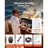 image:imageVEVOR Hydraulic Steering Kit 150 HP Marine Boat Hydraulic Steering System with 69 MPa1000 psi Helm Pump TwoWay Lock Cylinder and 26ft HighStrength Hoses for Single Station SingleEngine Use