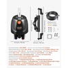image:imageVEVOR Hydraulic Steering Kit 200 HP Marine Boat Hydraulic Steering System with 69 MPa1000 psi Helm Pump TwoWay Lock Cylinder and 26ft HighStrength Hoses for Single Station SingleEngine Use200 HP 26 FT Hose