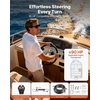 image:imageVEVOR Hydraulic Steering Kit 90 HP Marine Boat Hydraulic Steering System with 69 MPa1000 psi Helm Pump TwoWay Lock Cylinder and 24 ft HighStrength Hoses for Single Station SingleEngine Use