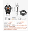 image:imageVEVOR Hydraulic Steering Kit 90 HP Marine Boat Hydraulic Steering System with 69 MPa1000 psi Helm Pump TwoWay Lock Cylinder and 24 ft HighStrength Hoses for Single Station SingleEngine Use