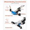 image:imageVEVOR Hydraulic Tubing Bender Kit 14 to 78 Inch Copper Tube Pipe Bender ForwardReverse HVAC Bending Tool Set with 7 Aluminium Alloy Dies for HVAC Air Conditioning Refrigeration Auto RepairMulticolor