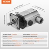 image:imageVEVOR Hydraulic Wood Log Splitter Pump 16GPM 2 Stage 4000PSI 1 Inlet 12 NPT Outlet 3600 RPM Aluminum Hydraulic Gear Pump for Small Engine Mounting Log Splitters Snowplow13GPM 3000PSI Pump