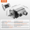 image:imageVEVOR Industrial Silver Aluminum Hydraulic Wood Log Splitter Pump 22GPM 4000PSI 3600RPM 1 Inlet 34 NPT Outlet for Small Engine Mounting Log Splitters Snowplow13GPM Pump Kit