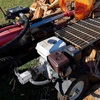 image:imageVEVOR Industrial Silver Aluminum Hydraulic Wood Log Splitter Pump 22GPM 4000PSI 3600RPM 1 Inlet 34 NPT Outlet for Small Engine Mounting Log Splitters Snowplow22GPM 4000PSI