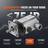 image:imageVEVOR Industrial Silver Aluminum Hydraulic Wood Log Splitter Pump 22GPM 4000PSI 3600RPM 1 Inlet 34 NPT Outlet for Small Engine Mounting Log Splitters Snowplow13GPM Pump Kit