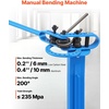 image:imageVEVOR Manual Bending Machine Pipe Tube Bender with 14 Bending Dies 200 HeavyDuty Tube Bending Tool for Copper Aluminum Iron Pipes Ideal for HVAC Air Conditioning Refrigerator Auto Repair7 Round and 7 Square Tubes