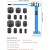 image:imageVEVOR Manual Bending Machine Pipe Tube Bender with 14 Bending Dies 200 HeavyDuty Tube Bending Tool for Copper Aluminum Iron Pipes Ideal for HVAC Air Conditioning Refrigerator Auto Repair7 Round and 7 Square Tubes