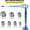 image:imageVEVOR Manual Bending Machine Pipe Tube Bender with 14 Bending Dies 200 HeavyDuty Tube Bending Tool for Copper Aluminum Iron Pipes Ideal for HVAC Air Conditioning Refrigerator Auto RepairFloor Compact Bender 44