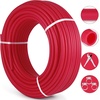 image:imageVEVOR Oxygen Barrier PEX Tubing 500Ft Red 58 Inch PEX Pipe Radiant Heat Floor O2 EVOH PexB Heat Durable Plumbing Flexible for Residential Commercial Heating Plumbing300Ft 12 Red