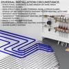 image:imageVEVOR Oxygen Barrier PEX Tubing 500Ft Red 58 Inch PEX Pipe Radiant Heat Floor O2 EVOH PexB Heat Durable Plumbing Flexible for Residential Commercial Heating Plumbing300Ft 12 Red  300Ft 12 Blue