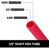 image:imageVEVOR Oxygen Barrier PEX Tubing 500Ft Red 58 Inch PEX Pipe Radiant Heat Floor O2 EVOH PexB Heat Durable Plumbing Flexible for Residential Commercial Heating Plumbing300Ft 12 Red