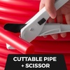 image:imageVEVOR Oxygen Barrier PEX Tubing 500Ft Red 58 Inch PEX Pipe Radiant Heat Floor O2 EVOH PexB Heat Durable Plumbing Flexible for Residential Commercial Heating Plumbing500Ft 58 Red