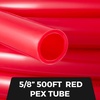 image:imageVEVOR Oxygen Barrier PEX Tubing 500Ft Red 58 Inch PEX Pipe Radiant Heat Floor O2 EVOH PexB Heat Durable Plumbing Flexible for Residential Commercial Heating Plumbing500Ft 58 Red