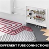 image:imageVEVOR Oxygen Barrier PEX Tubing 500Ft Red 58 Inch PEX Pipe Radiant Heat Floor O2 EVOH PexB Heat Durable Plumbing Flexible for Residential Commercial Heating Plumbing300Ft 12 Red