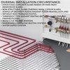 image:imageVEVOR Oxygen Barrier PEX Tubing 500Ft Red 58 Inch PEX Pipe Radiant Heat Floor O2 EVOH PexB Heat Durable Plumbing Flexible for Residential Commercial Heating Plumbing300Ft 12 Red