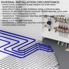 image:imageVEVOR Oxygen NonBarrier PEX Tubing 300 Ft White 34 Inch PEX Pipe Radiant Heat Floor EVOH PexB Heat Durable Plumbing Flexible for Residential Commercial Heating PlumbingBlue
