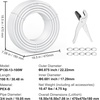 image:imageVEVOR Oxygen NonBarrier PEX Tubing 300 Ft White 34 Inch PEX Pipe Radiant Heat Floor EVOH PexB Heat Durable Plumbing Flexible for Residential Commercial Heating PlumbingWhite