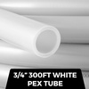 image:imageVEVOR Oxygen NonBarrier PEX Tubing 300 Ft White 34 Inch PEX Pipe Radiant Heat Floor EVOH PexB Heat Durable Plumbing Flexible for Residential Commercial Heating PlumbingWhite