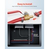 image:imageVEVOR PEX Ball Valve 10 Pieces 12 in PEX Brass Ball Valve PEX Full Port Brass Ball Valves Quarter Turn Hot Red Cold Blue PEX Full Port Ball Valve for Kitchen Hydronic Heating Bathroom