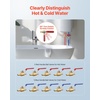 image:imageVEVOR PEX Ball Valve 10 Pieces 12 in PEX Brass Ball Valve PEX Full Port Brass Ball Valves Quarter Turn Hot Red Cold Blue PEX Full Port Ball Valve for Kitchen Hydronic Heating Bathroom