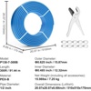 image:imageVEVOR PEX Pipe 12 Inch 300 Feet NonOxygen Barrier PEXB Flexible Pipe Tubing for Potable Water for HotCold Water amp Easily Restore Plumbing Applications with Free Cutter amp ClampsBlue  for PotableHotCold Water Easily Restore Plumbing Applications with Free Cutter amp Clamps BlueBlue