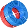 image:imageVEVOR PEX Pipe 34 Inch 100 Feet NonOxygen Barrier PEXA Flexible Pipe Tubing for Potable Water for HotCold Water amp Easily Restore Plumbing Applications with Free CutterWhite  Pipe Tubing for Potable  Hot  Cold Water amp Easily Restore Plumbing Applications with Free Cutter WhiteBlueRed