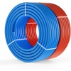 image:imageVEVOR PEX Pipe 34 Inch 100 Feet NonOxygen Barrier PEXA Flexible Pipe Tubing for Potable Water for HotCold Water amp Easily Restore Plumbing Applications with Free CutterWhite  Pipe Tubing for Potable  Hot  Cold Water amp Easily Restore Plumbing Applications with Free Cutter WhiteBlueRed