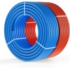 image:imageVEVOR PEX Pipe 34 Inch 100 Feet NonOxygen Barrier PEXA Flexible Pipe Tubing for Potable Water for HotCold Water amp Easily Restore Plumbing Applications with Free CutterWhite  Pipe Tubing for Potable  Hot  Cold Water amp Easily Restore Plumbing Applications with Free Cutter WhiteBlueRed