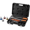 image:imageVEVOR PEX Pipe Expander Tool Kit Manual Tubing Expansion Tool for 38 12 34 1 PEX Pipes  with 4 Expanding Heads Pipe Cutter amp Carrying Case for Radiant Heating amp Water Plumbing System